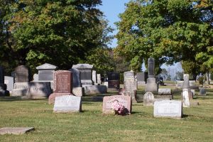 A view of Vale Rd. Cemetery