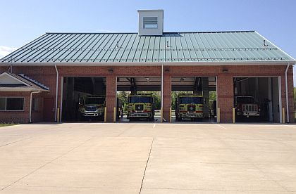 Springfield Township Station 1, Beatty, 58, view of the station.
